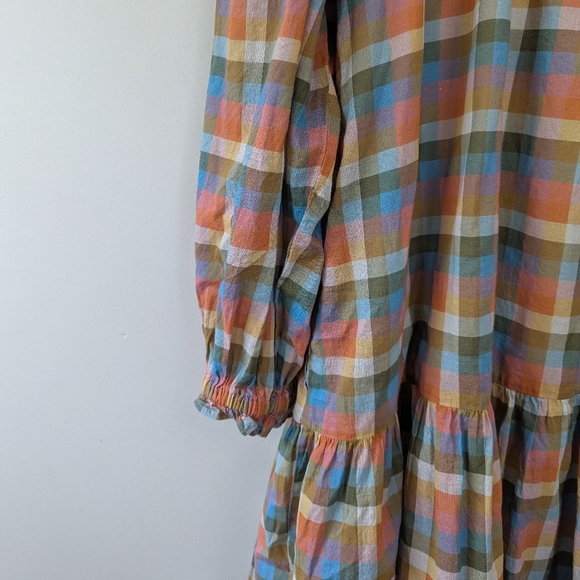 Olivia James Lucy Plaid Smocked Dress - Picture 12 of 14